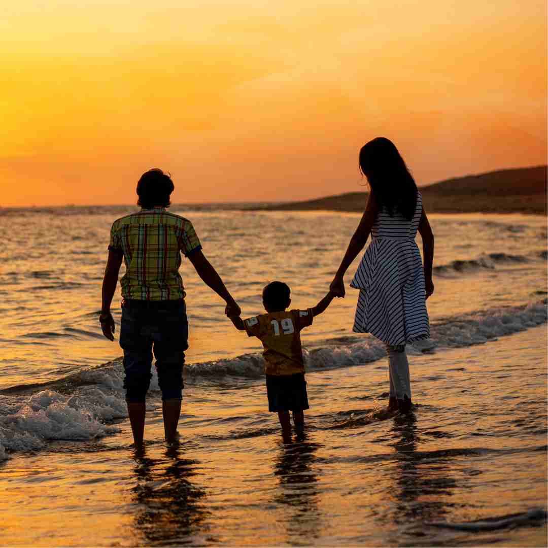 Family enjoying life in Spain with Non Lucrative Visa